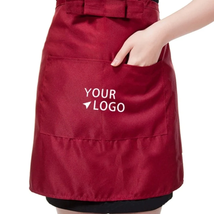 Fancy High Quality Cotton Apron With Pockets 1