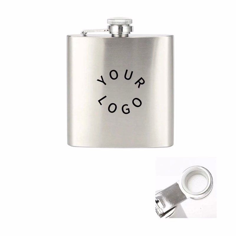 Portable 10 Oz Liquor Flask with Rust Resistant Design