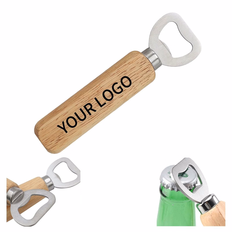 Wooden Compact Beer Bottle Opener