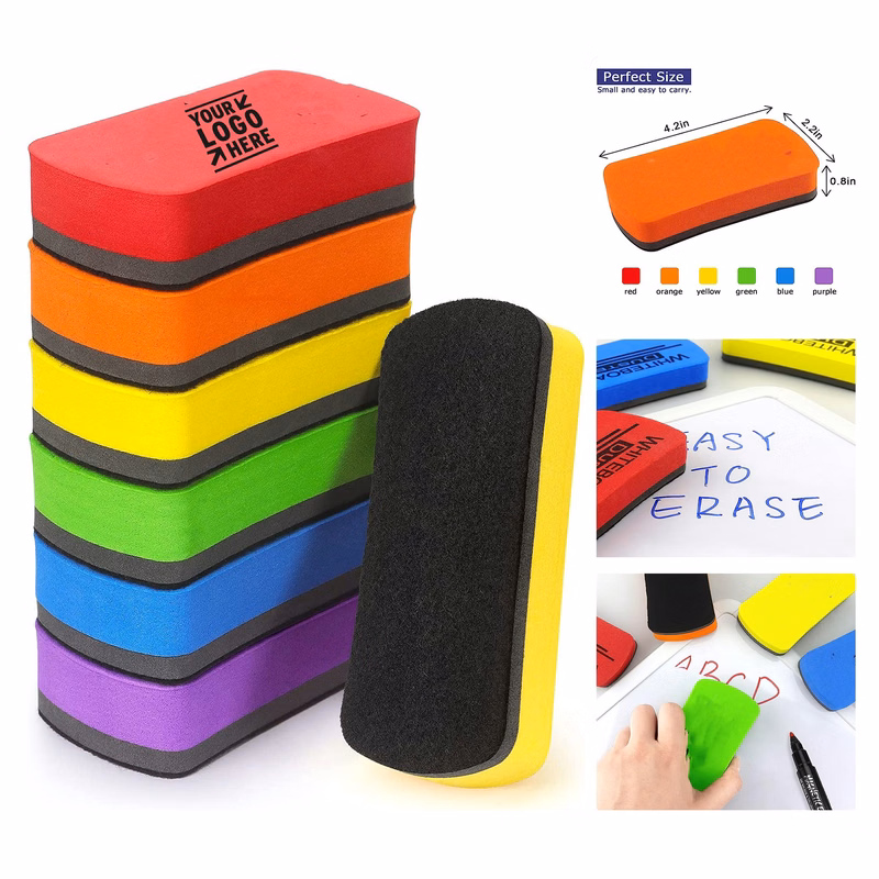 4 x 2 x 0.8 Inches Dry Erase Magnetic Whiteboard Eraser