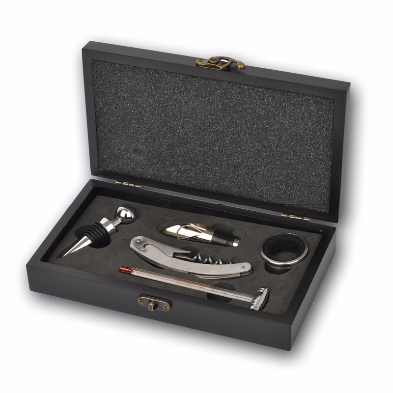 Wine Opener/Ring/Thermometer & Stopper set