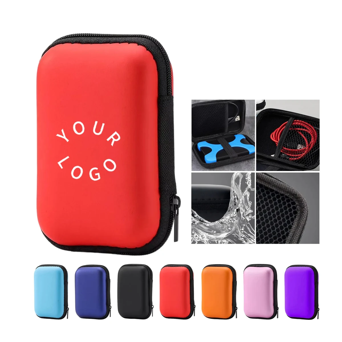 EVA Zipper Earphone Case for Travel and Storage 1