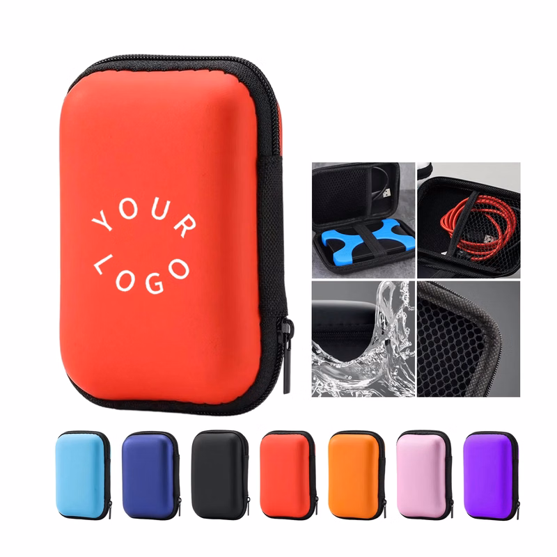 EVA Zipper Earphone Case for Travel and Storage