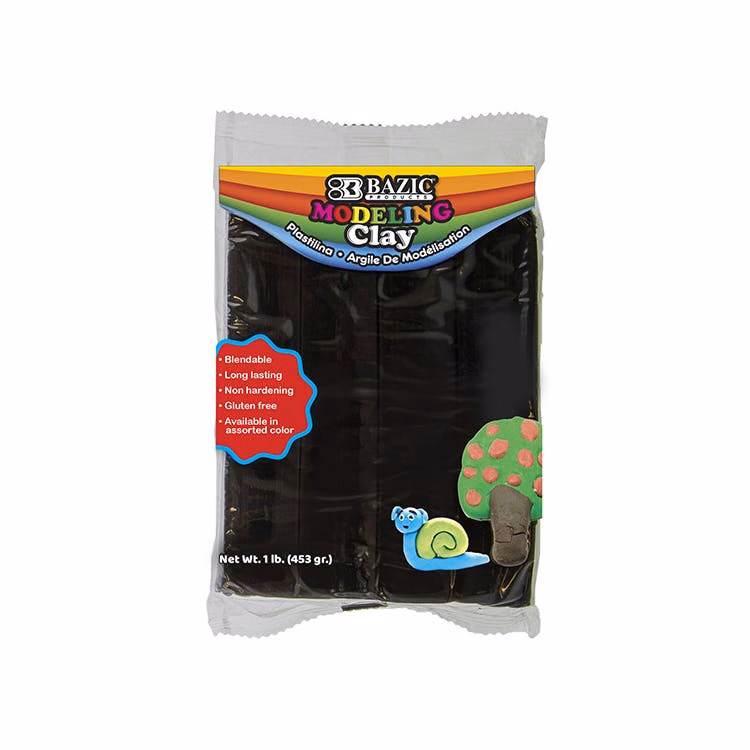 Modeling Clay - 16 oz Black