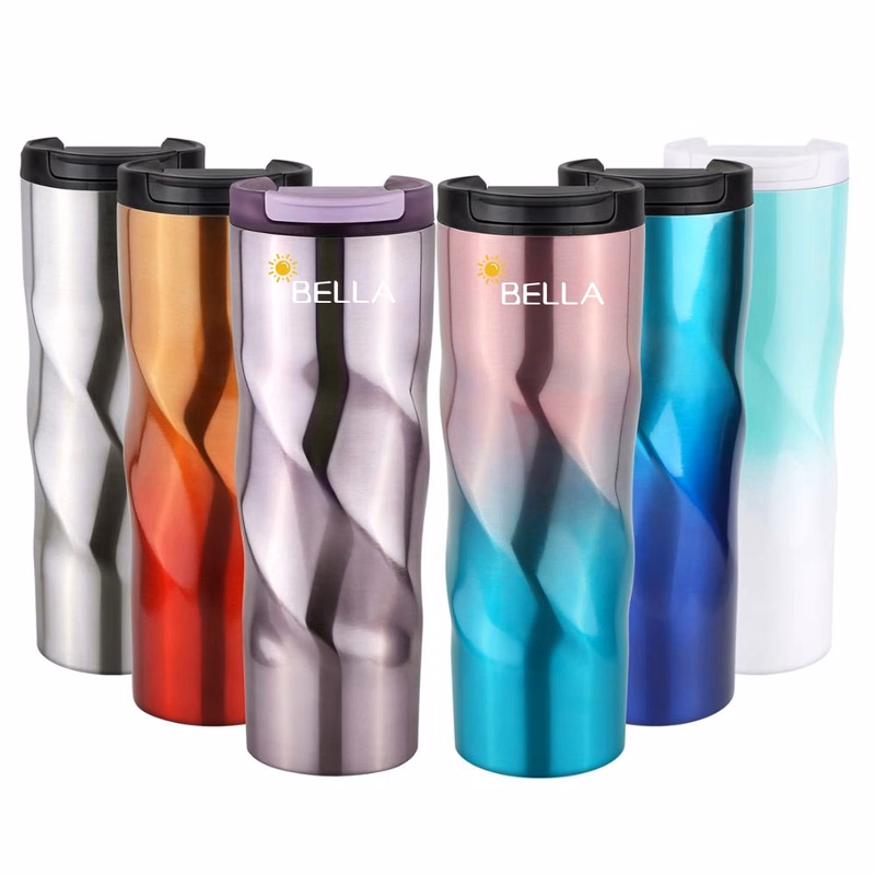 16 Oz Double Wall Stainless Steel Gradient Vacuum Mug