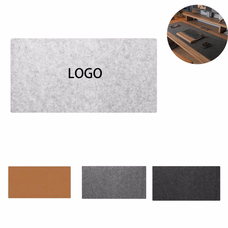 Large Felt Desk Mat Keyboard Mouse Pad Protector