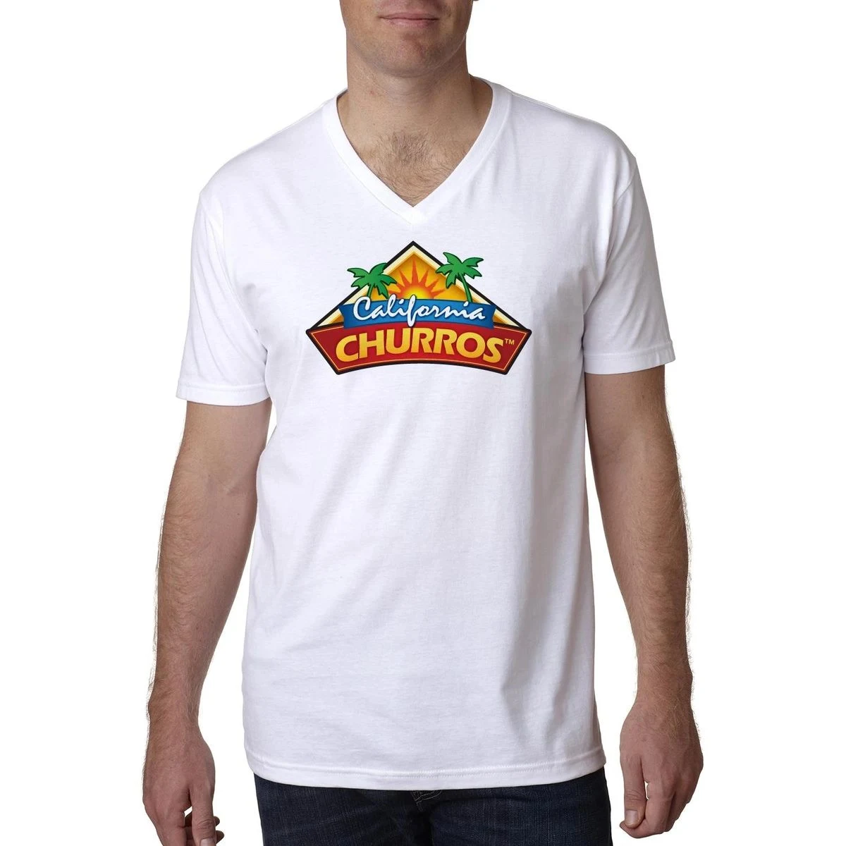 Next Level Men's Cotton V 1