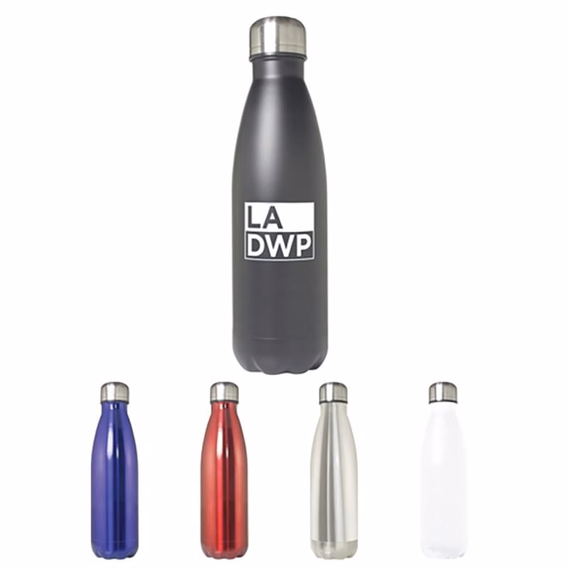 17 Oz. Stainless Steel Double Wall Vacuum Bottle