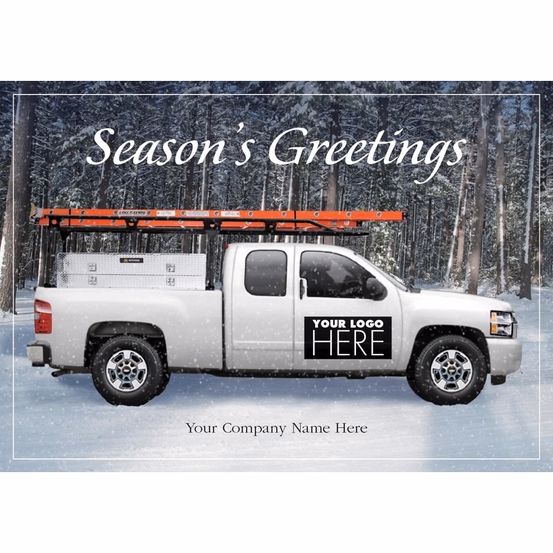 In A Day's Work Contractor & Builder Holiday Logo Cards