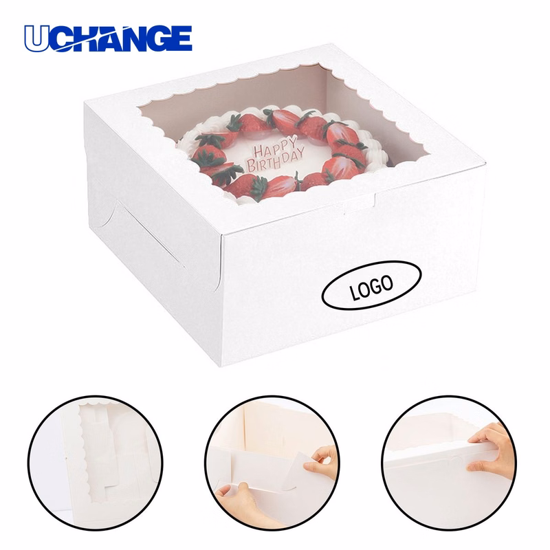 Food Grade Cake Box with Window