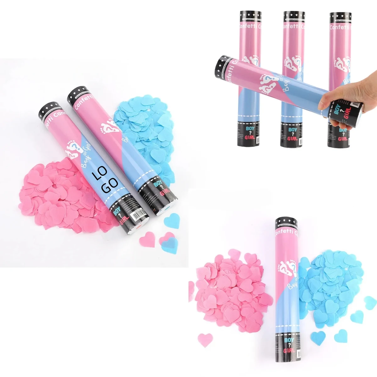 Gender Reveal Handheld Confetti 1