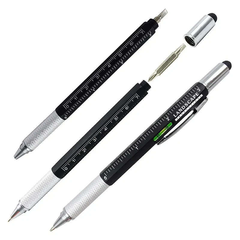 6 in 1 Multi Tech Tool Ballpoint Pen Level Gauge 1