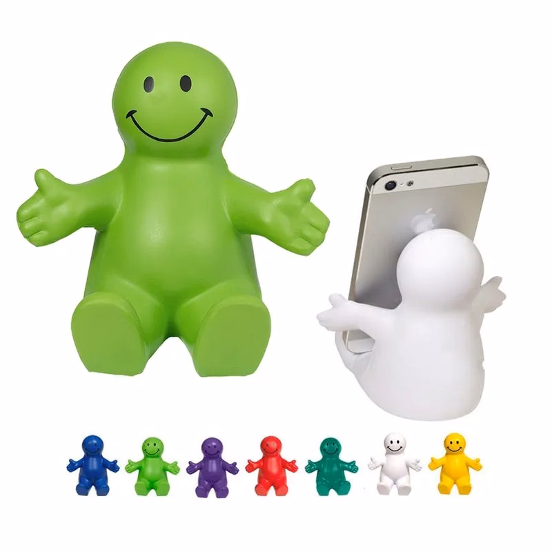 Squeezable Smile Phone Holder