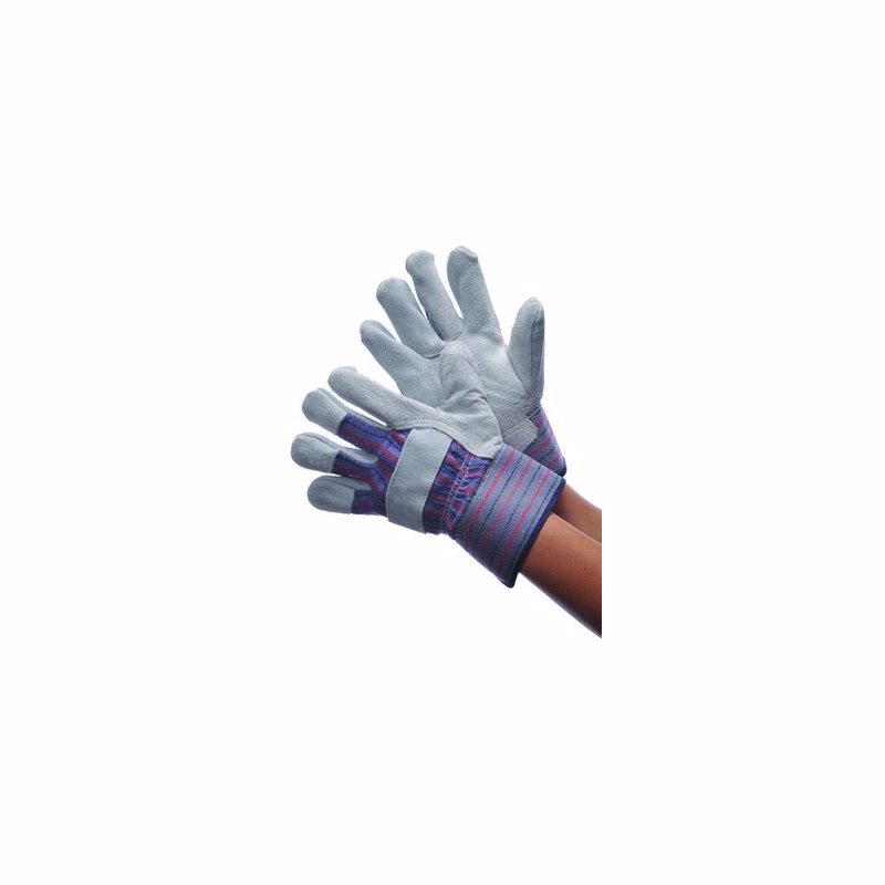 Leather Palm Gloves - Large