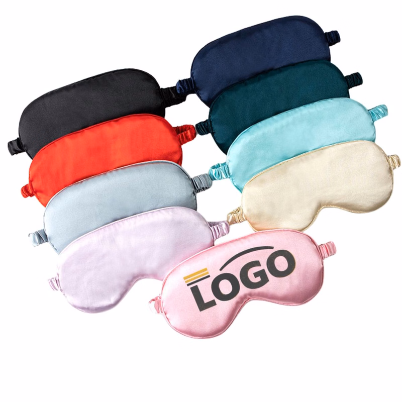 Double-Sided Imitation Silk Adjustable Blackout Sleep Eye Mask