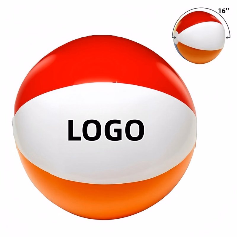 16" Six Color Beach Ball