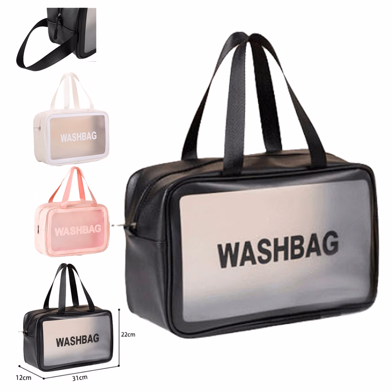 Portable Rectangle Cosmetic Bag for Women