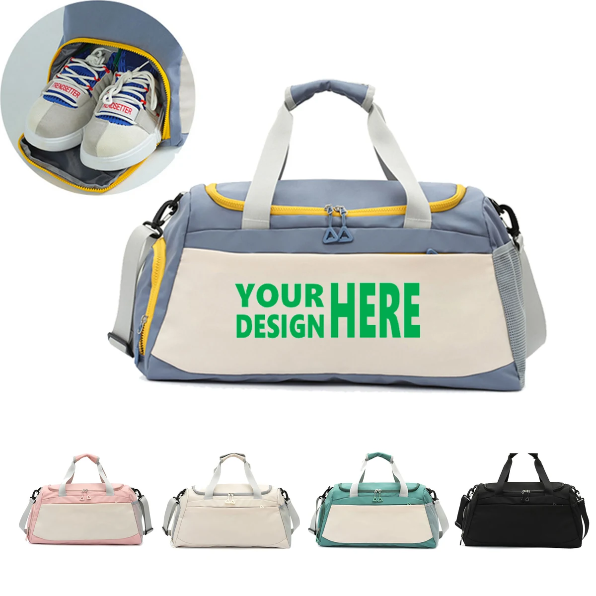 Wet And Dry Separation Oxford Gym Bag 1