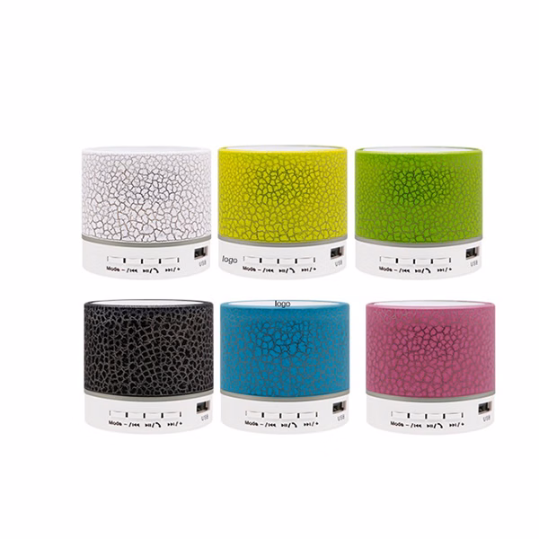 LED Small Crack Bluetooth Mini Speaker Plays