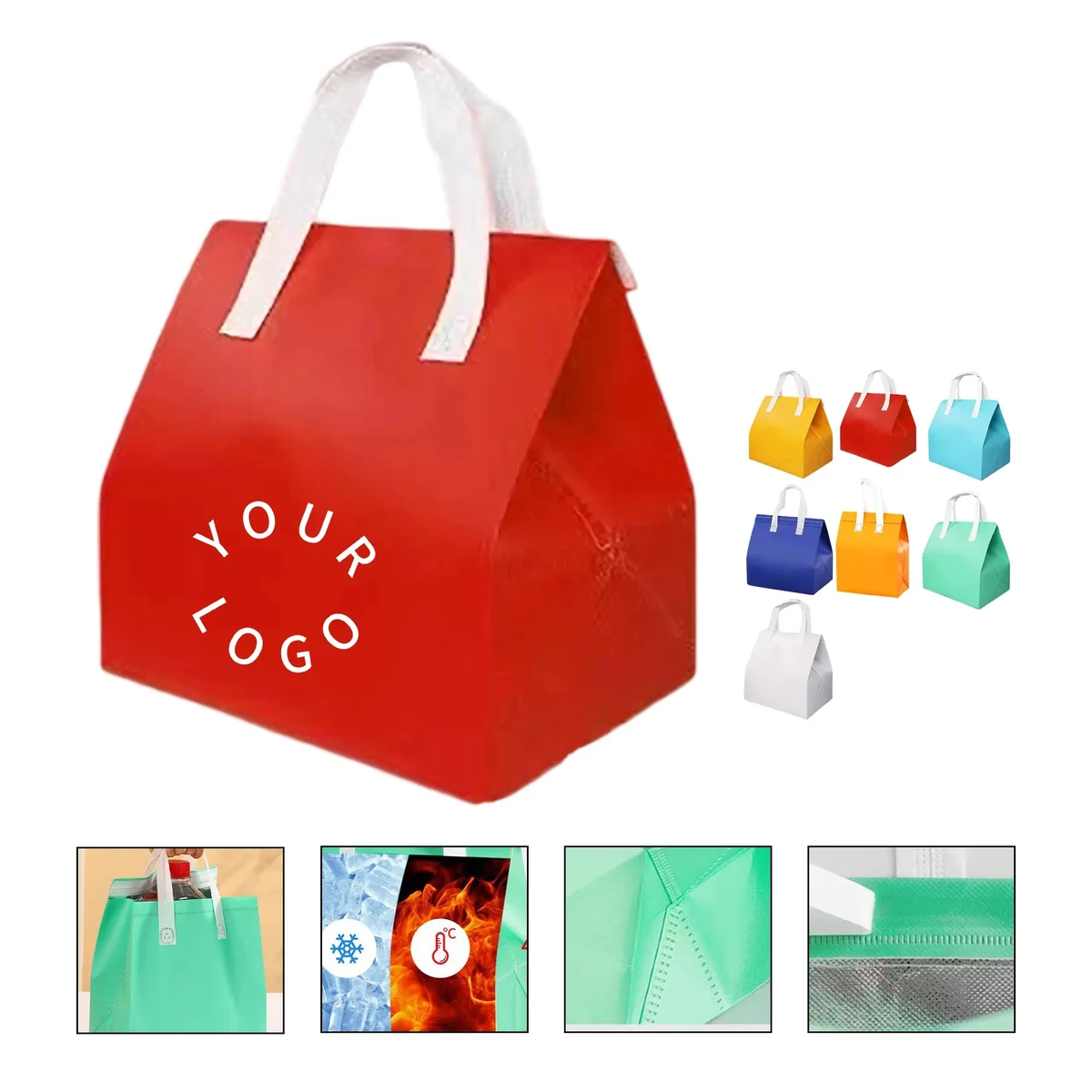 Laminated Waterproof Cooler Tote Bag 1