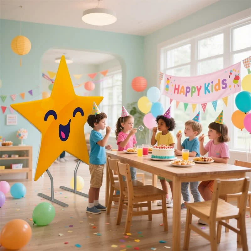 Star Shaped Backdrop 1