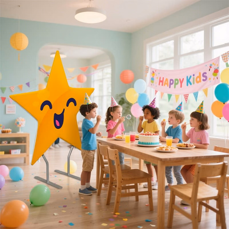 Star Shaped Backdrop
