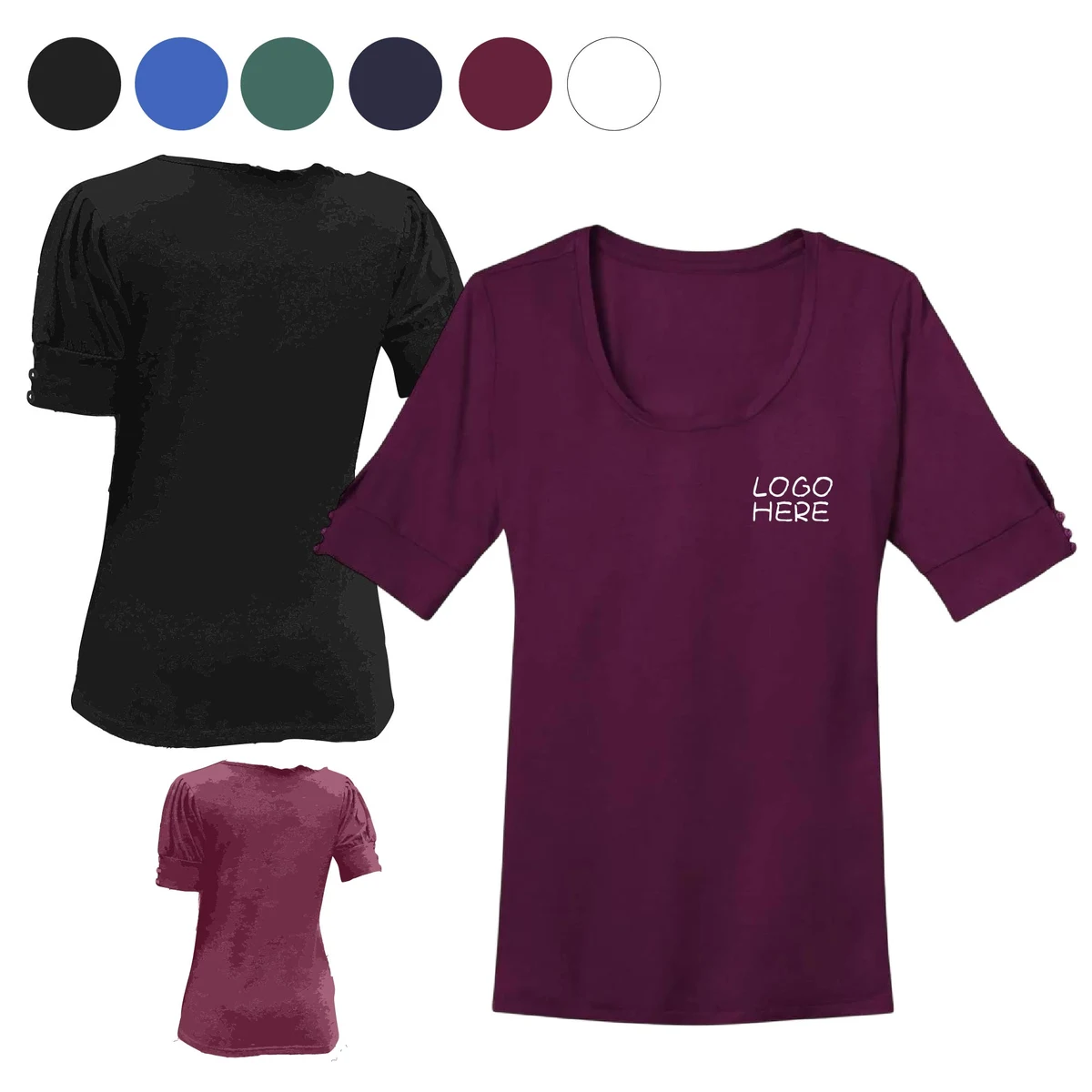 Ladies Short-Sleeve Performance Crew 1