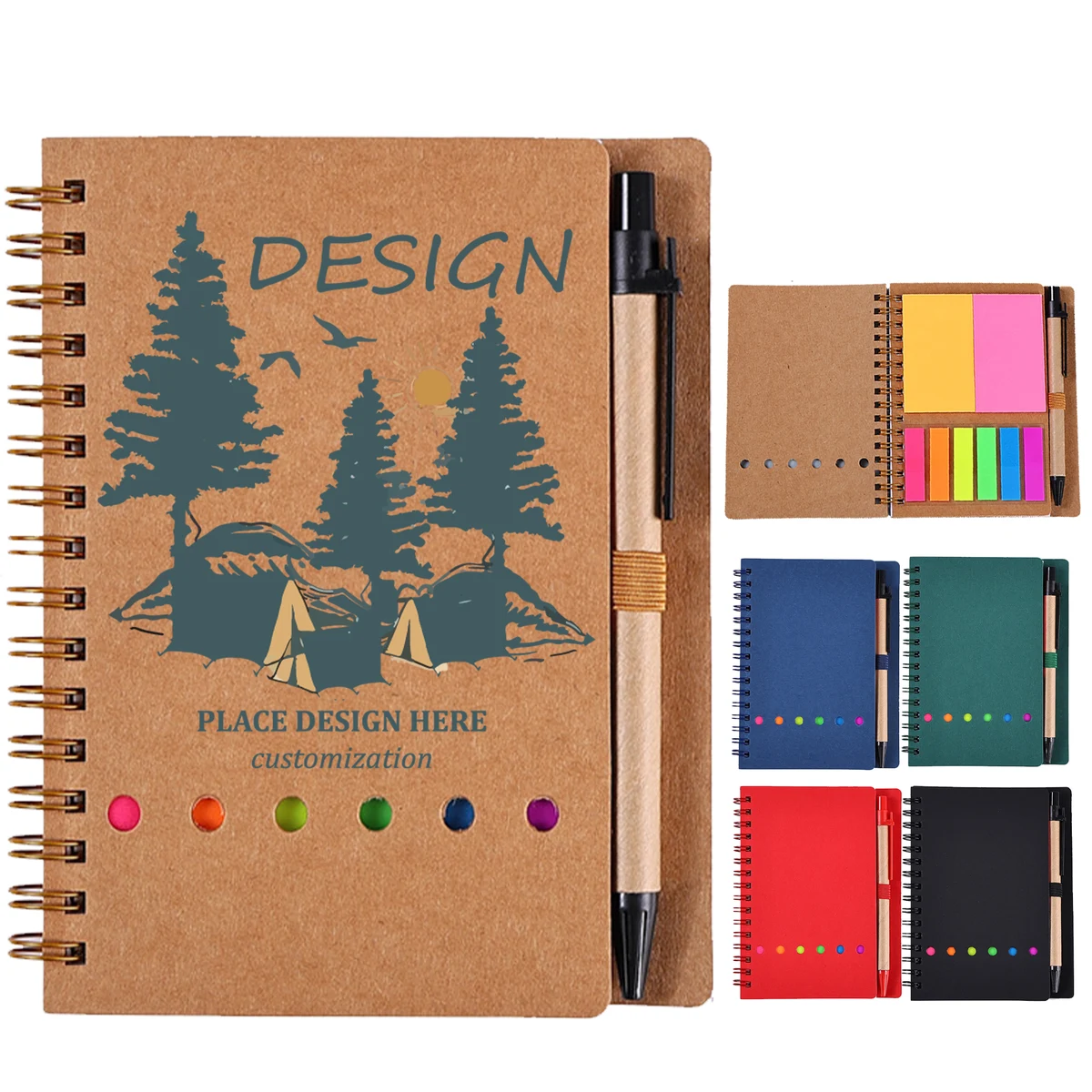 A5 Coil Notepad with Pen 1