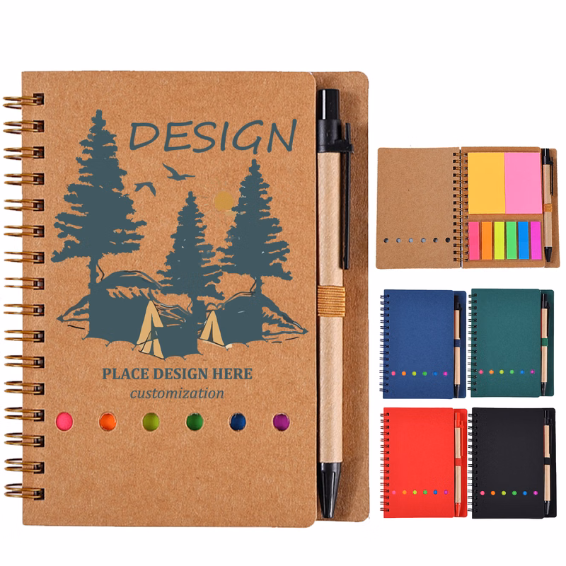 A5 Coil Notepad with Pen