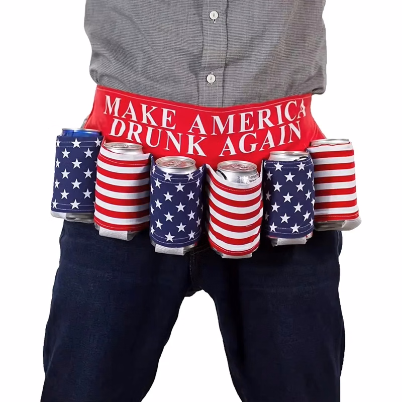 Custom Beverage Holder Beer Belt
