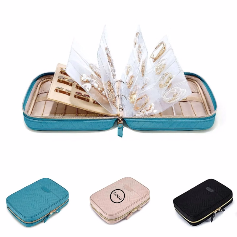 Jewelry Rolls Zipper Pouch Bag