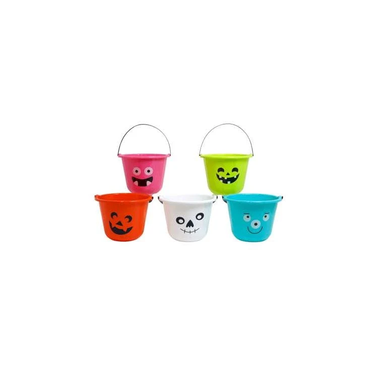Halloween Candy Bucket with Character Designs - Assorted 1