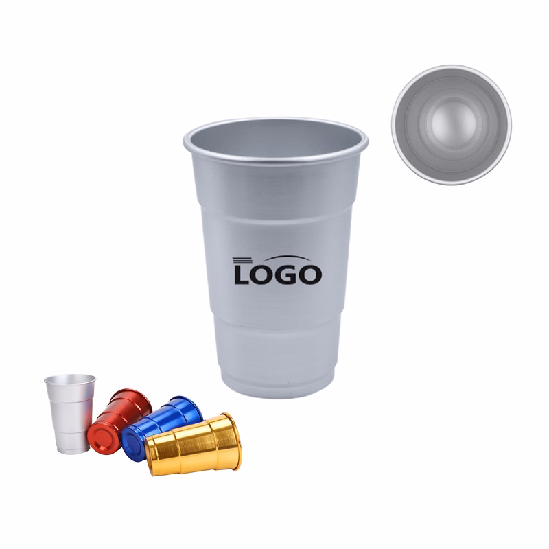 MOQ100 12oz Reusable Aluminum Cup