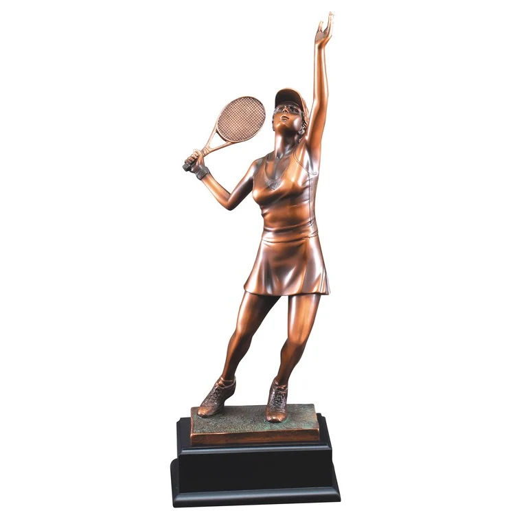 Tennis - Female Resin Sculpture 1