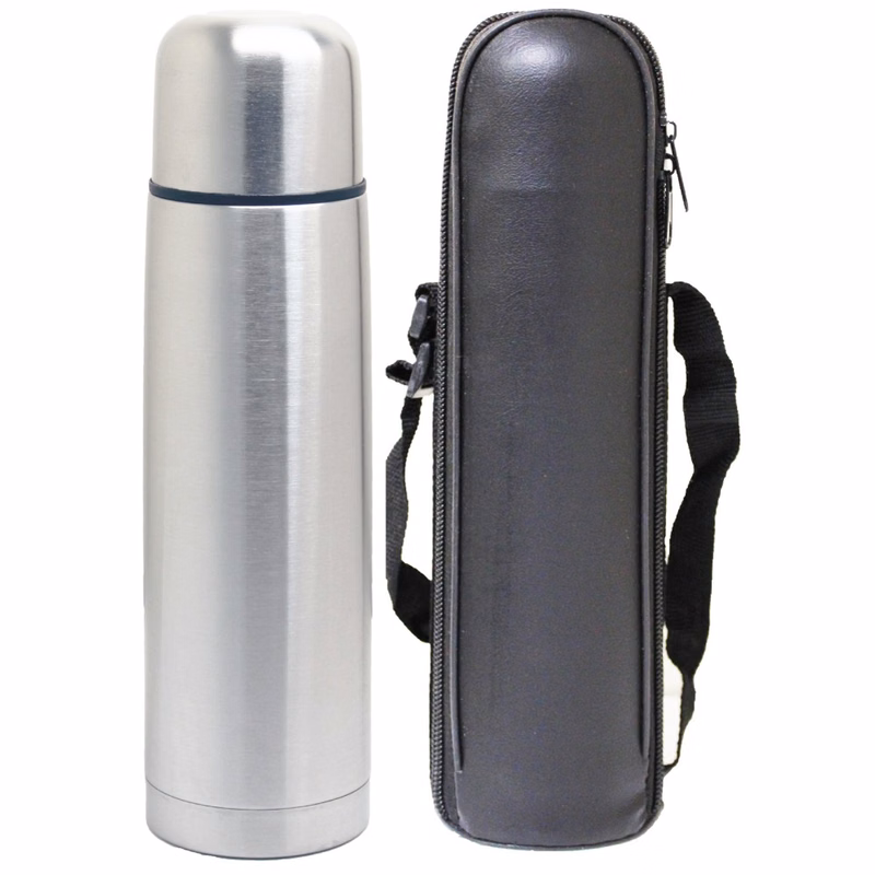 24 Oz. Stainless Steel Vacuum Thermos Flask - Screened