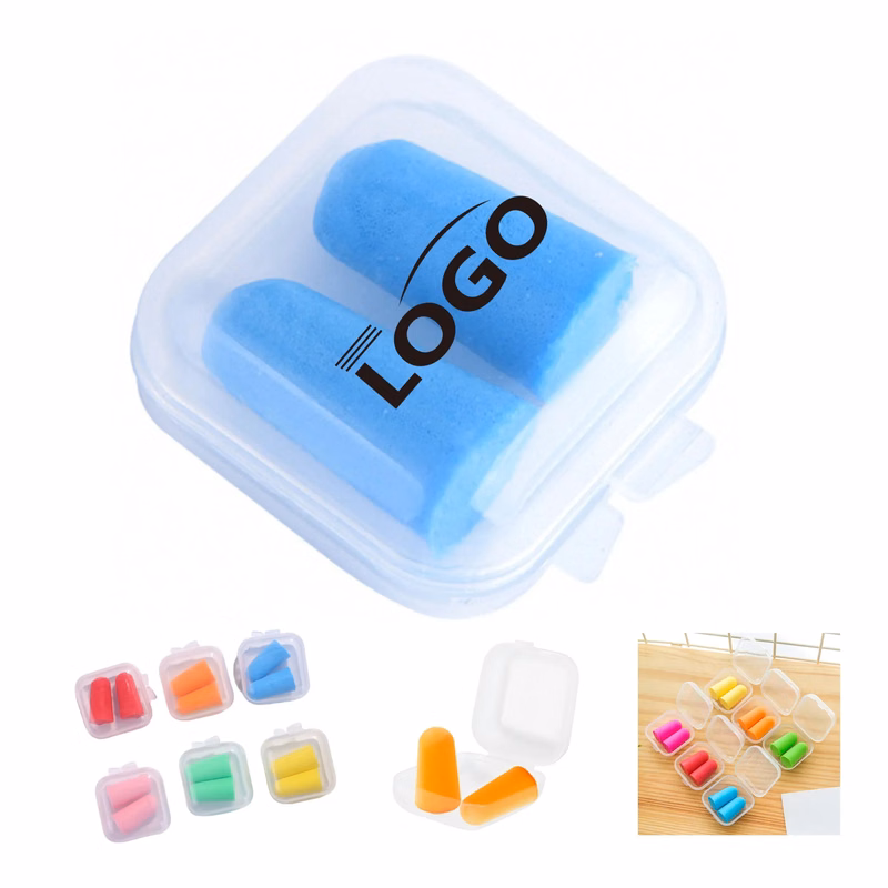 Foam Anti Noise Earplugs With Case