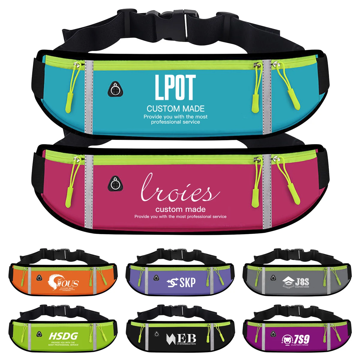 Fanny Pack With Reflective Strip 1
