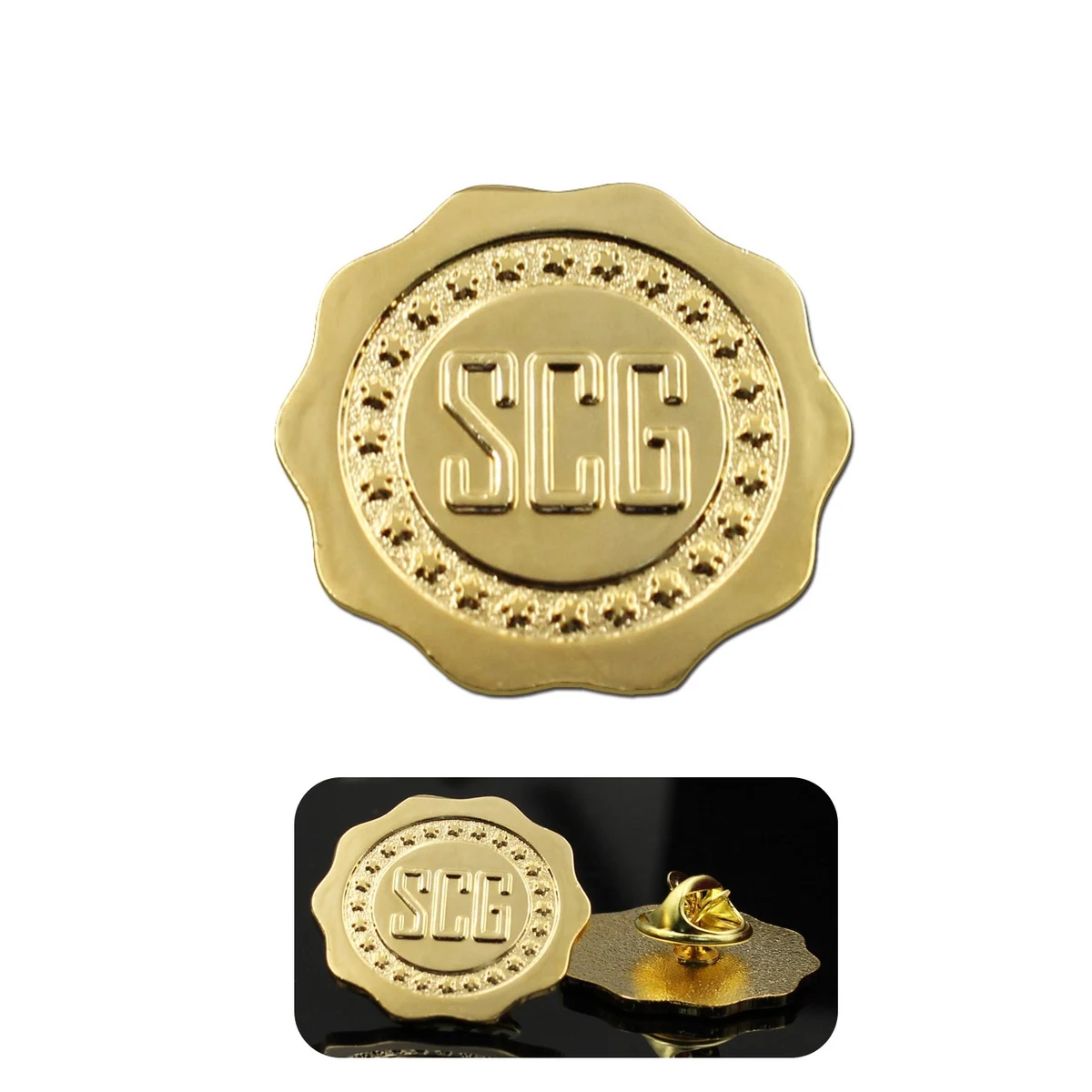 Plated Label Pin 1