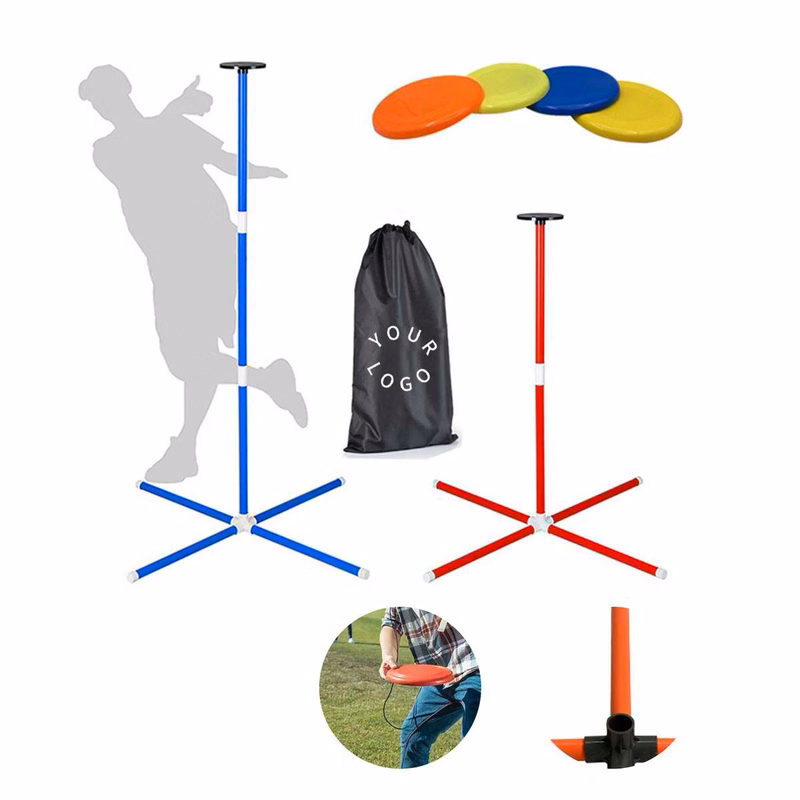Flying Disc Game Set with Stand Easy Assembly