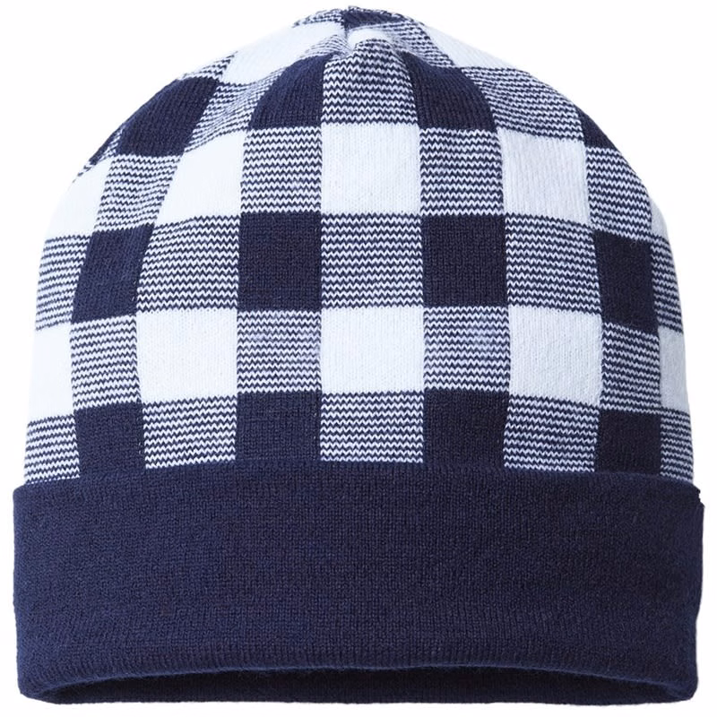 CAP AMERICA USA-Made Plaid Beanie - RKP12