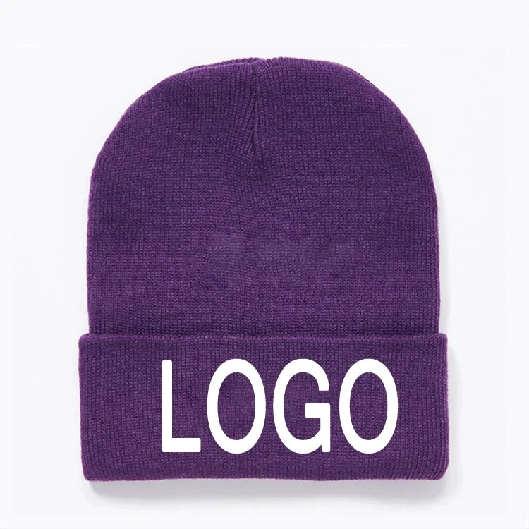 Custom Winter Outdoor Beanie & Sports Skiing Knitted Hat 1
