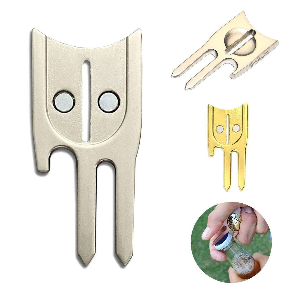6-in-1 Golf Divot Tool 1