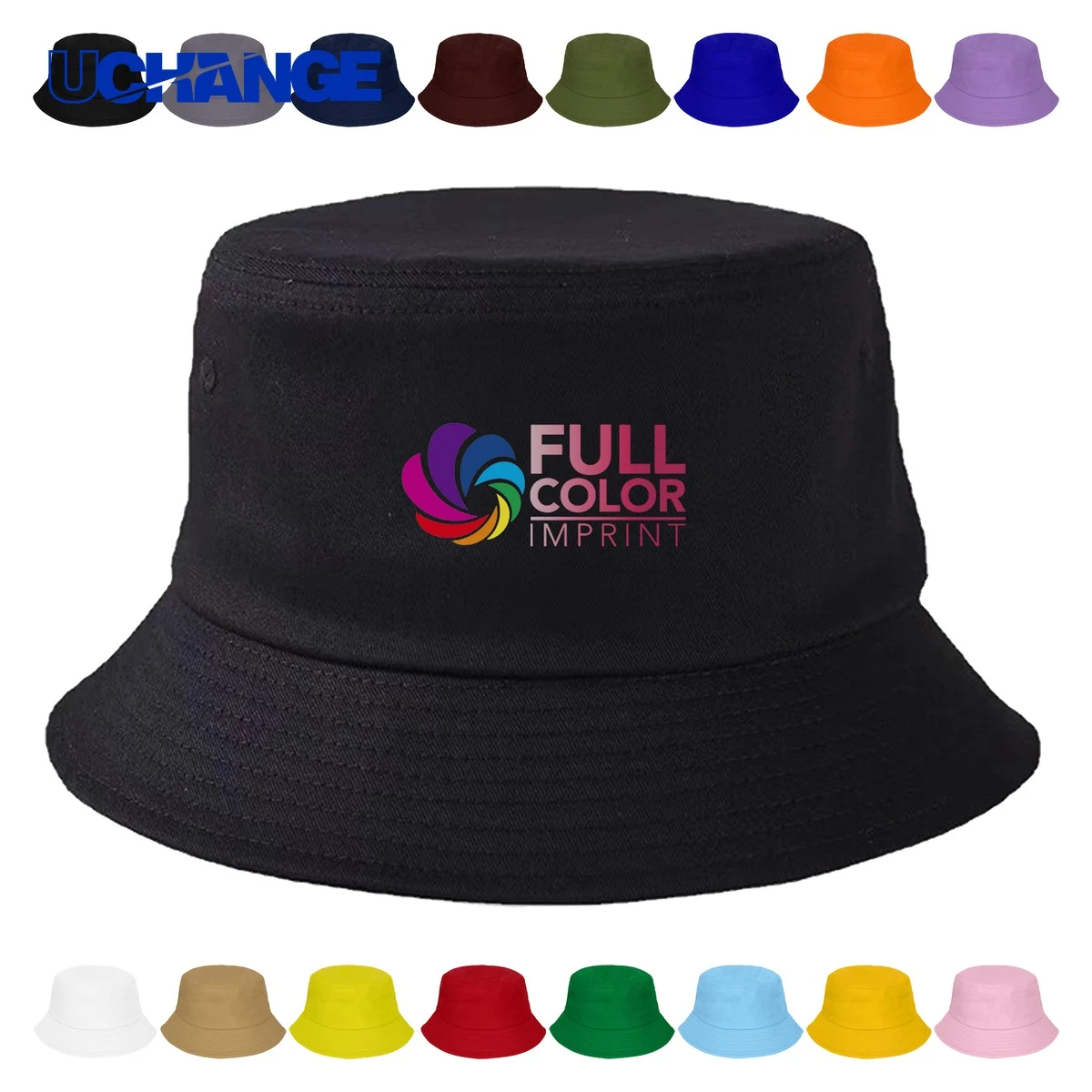 Custom Logo Bucket Hat 1