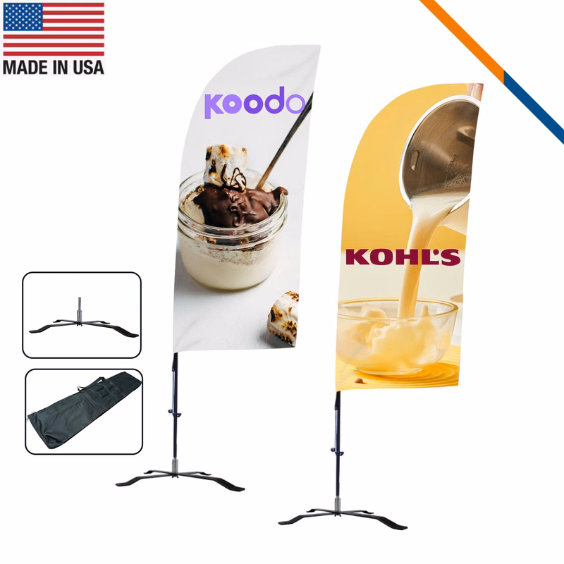 7' Busli Double-Sided Straight Flag