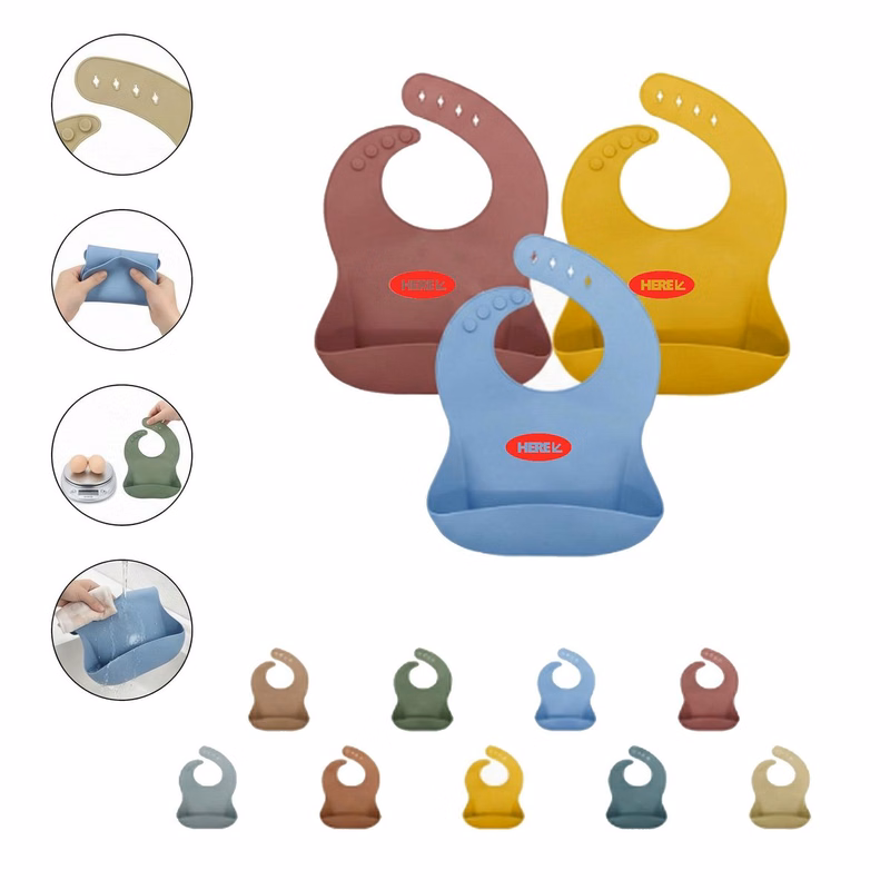 Food Grade Silicone Infant Feeding Bib