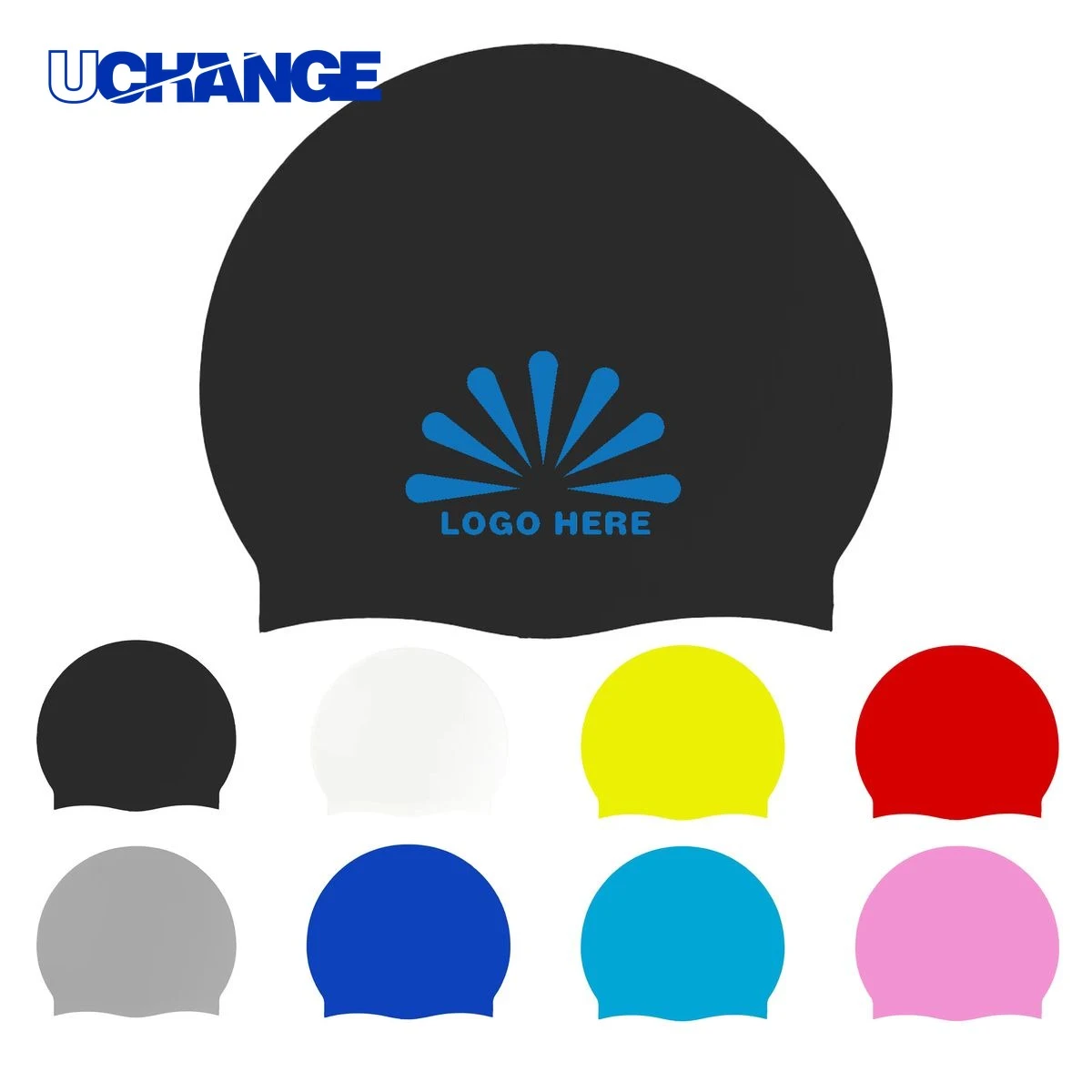 Silicone Waterproof Swimming Cap for Water Sports 1
