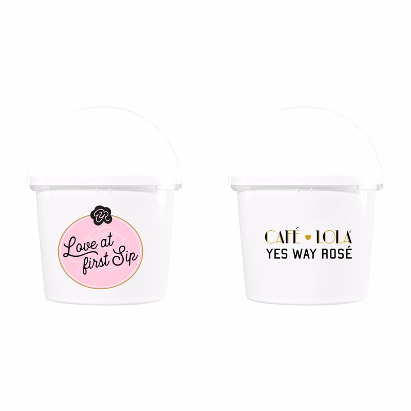 Plastic Beer Ice Bucket With Handle