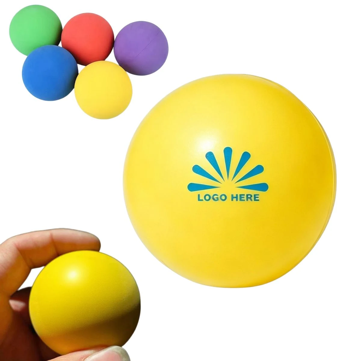 Hollow Rubber High Bounce Play Ball 1