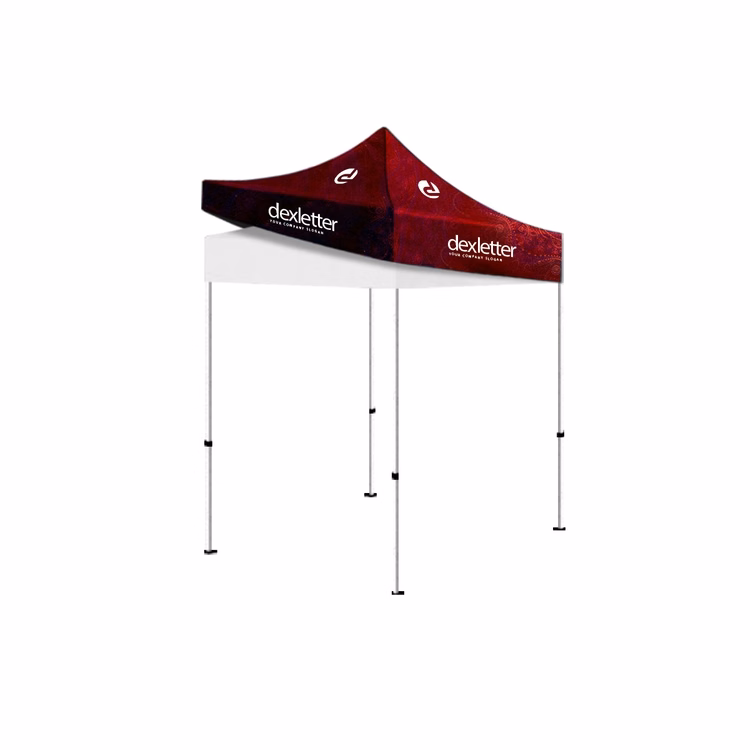 5' x 5' Double-Layer Tent Canopy Cover -canopy graphic Full Bleed Dye-Sublimation