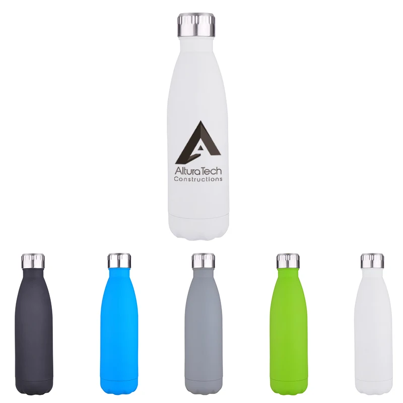 17 oz. Matte Soft Touch Steel Bottle 1